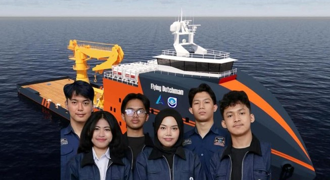 Mahasiswa ITS Raih Juara Dua Internasional lewat Desain Kapal Hidrogen